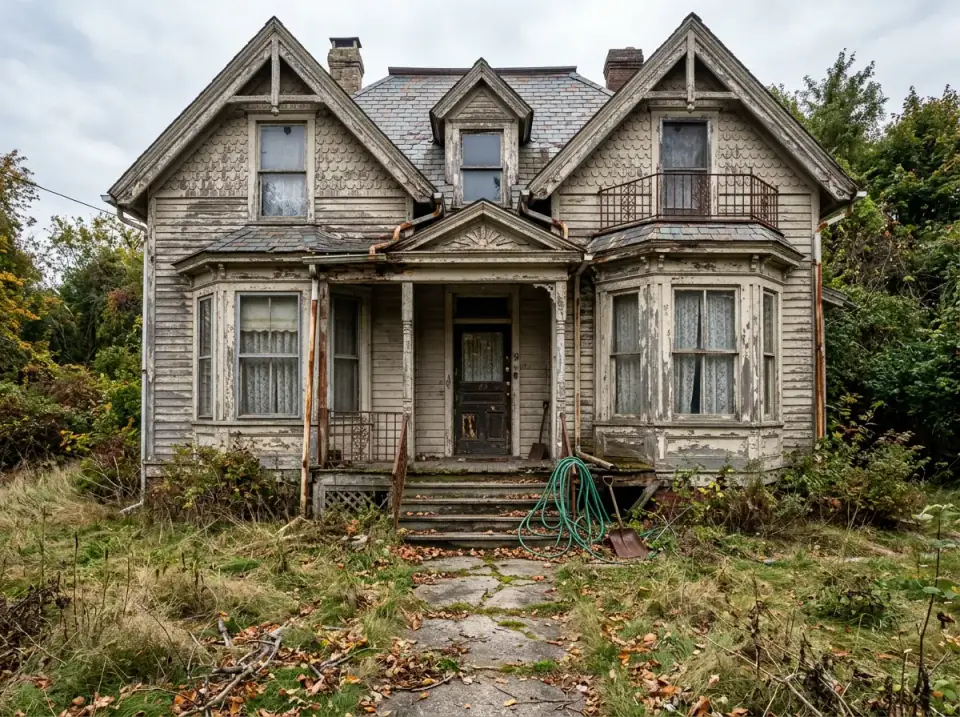 Before: Abandoned Victorian Fixer-Upper