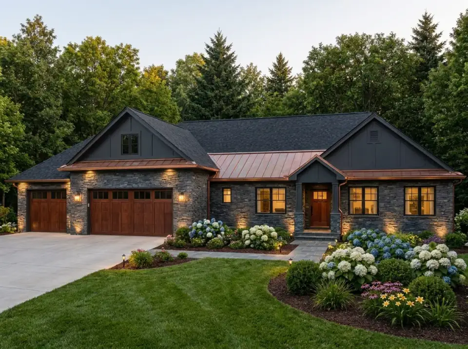 Craftsman Ranch House Plan with Bonus Room