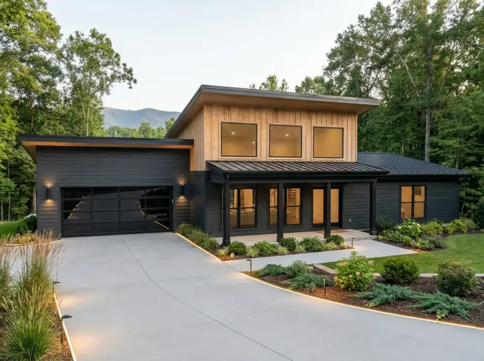 Modern Barndominium Plan with 5 Bedrooms