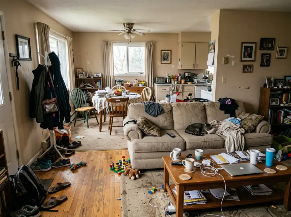 Before: The Cluttered Chaos