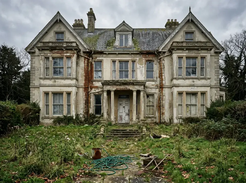 Abandoned Victorian Mansion Before Restoration