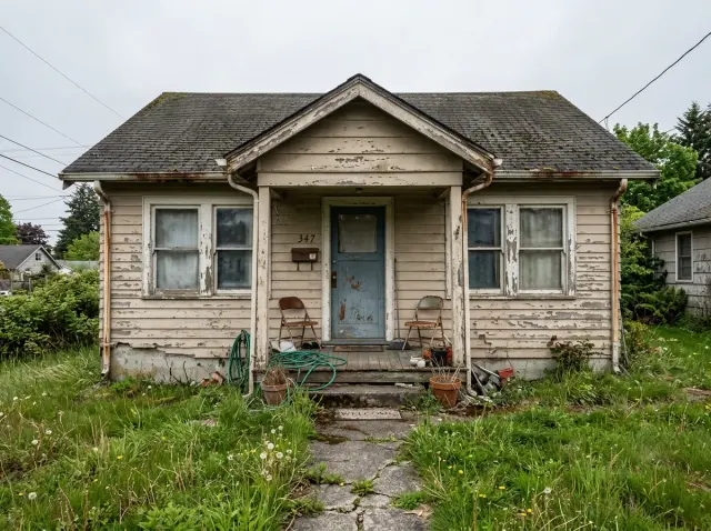Before: The Neglected Cottage Blank Slate