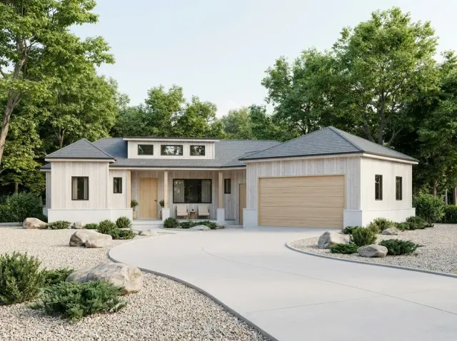 Contemporary Craftsman Ranch Exterior