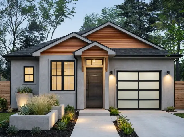 Modern Split-Layout Ranch House Plan