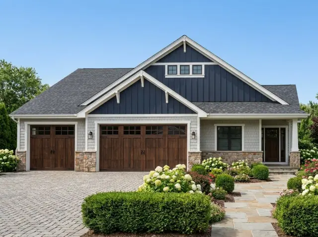 Versatile Craftsman Ranch Plan with Bonus Room