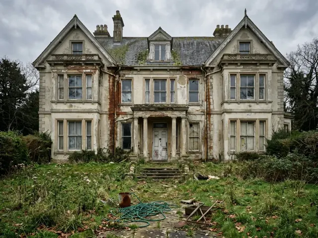 Abandoned Victorian Mansion Before Restoration