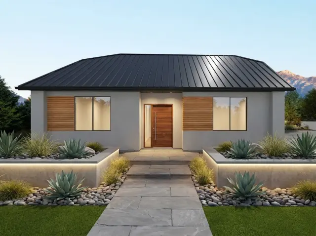 1200 Sq Ft Modern Garage & Workshop Plan