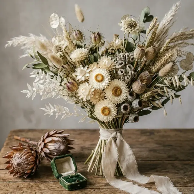 Sustainable Wedding Decor: Dried Floral & Foraged Trends